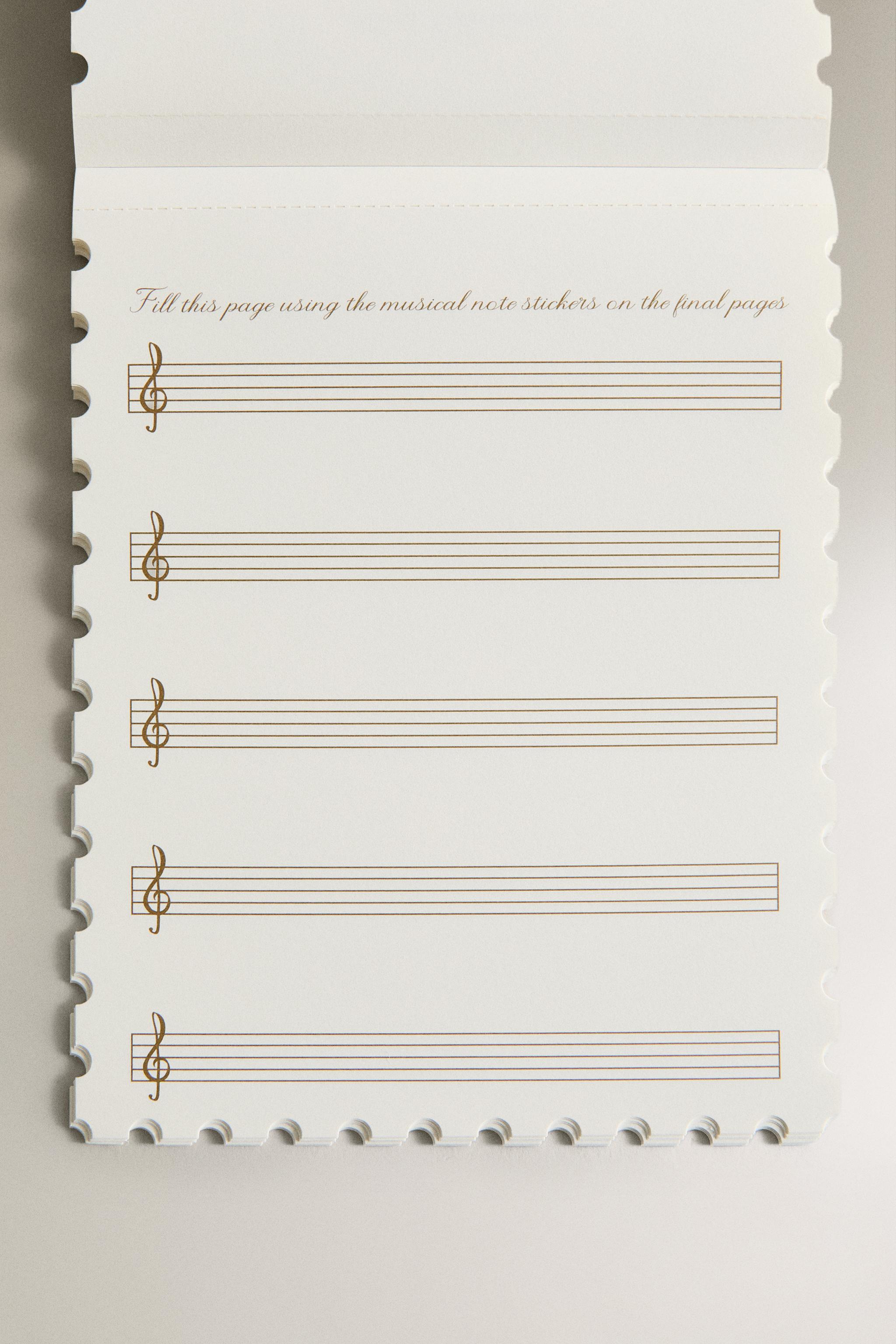 CHRISTMAS STICKER NOTEBOOK THE ARISTOCATS ©DISNEY